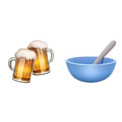 🍻🥣 Emoji Domain iOS rendering